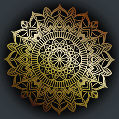 Dreamy gradient mandala pattern. Vector background for yoga, meditation poster. Beautiful vector pattern with ornament mandala. Can be used to print on the phone, to create a poster.