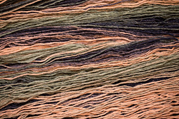 Colored yarn, thick threads for knitting warm clothes