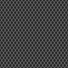 Realistic Detailed 3d Metal Fence Wire Mesh Seamless Pattern Background. Vector