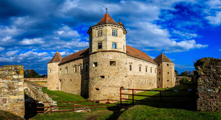 Obraz premium Fagaras Citadel in Brasov, Romania - a historical monument