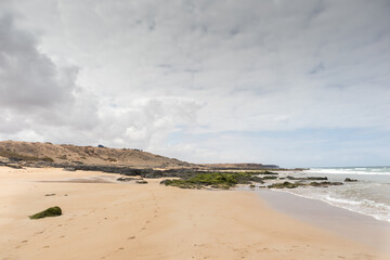Landscape beach of Cotillo Fuerteventura Canary Islands