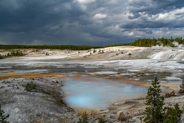 Colloidal Pool in Yellowstone National Park, Wyoming