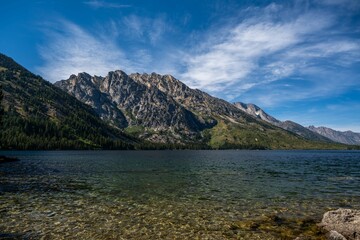 Obraz premium The Meandering Snake River in Grand Teton National Park, Wyoming