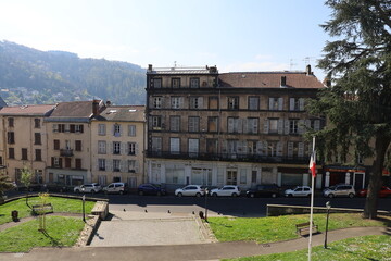 Square de Verdun, ville de Thiers, département du Puy de Dome, France