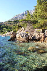 Fototapeta na wymiar Beautiful view of Croatian beaches
