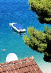 Beautiful view of Croatian beaches.