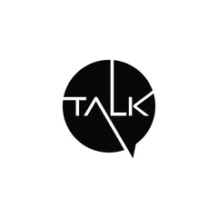 talk, speak, logo template. Chat vector logotype design template. -vector