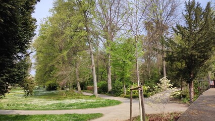Fototapeta na wymiar Karlsruhe Durlach Schlossgarten