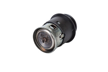 Car cigarette lighter on white background isolation
