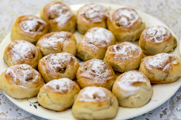 Сakes on a plate