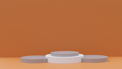 3d illustration, podium, 3d rendering