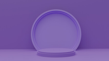 3d illustration, podium, 3d rendering