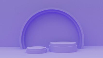 3d illustration, podium, 3d rendering