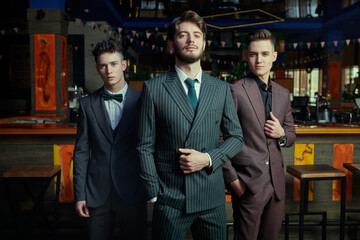 gentlemen in expensive suit