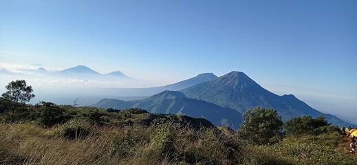 panorama of the mountains