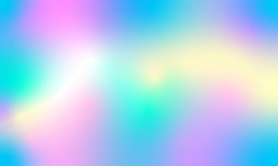 Modern holographic texture background with gradient neon backdrop