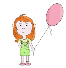 girl with a balloon