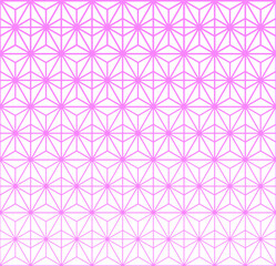 Pink halftone pattern on white background. Linear halftone backdrop. Isolated vector illustration on white background.