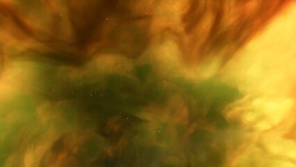 Realistic cosmos and color nebula. Colorful galaxy. 3d illustration