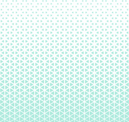 Blue halftone pattern on white background. Linear halftone backdrop. Isolated vector illustration on white background.