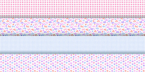 pink and white fabric background