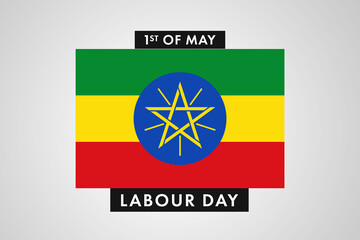 Ethiopia Labor Day. International World Workers Day of Ethiopia background, banner or poster