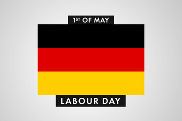 Germany Labor Day. International World Workers Day of Germany background, banner or poster