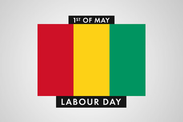 Guinea Labor Day. International World Workers Day of Guinea background, banner or poster