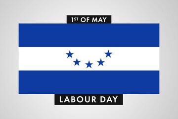 Fototapeta na wymiar Honduras Labor Day. International World Workers Day of Honduras background, banner or poster