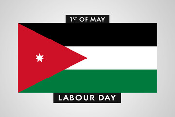 Jordan Labor Day. International World Workers Day of Jordan background, banner or poster
