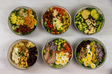 Fresh Salats food healthy lifestyle