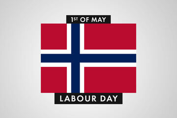 Norway Labor Day. International World Workers Day of Norway background, banner or poster