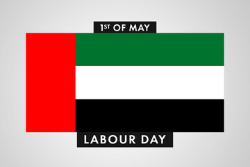 United Arab Emirates Labor Day. International World Workers Day of United Arab Emirates  background, banner or poster