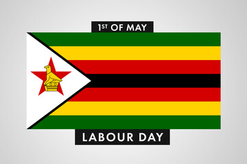 Zimbabwe Labor Day. International World Workers Day of Zimbabwe background, banner or poster