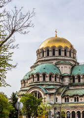 Fototapeta na wymiar Aleksandr Nevskij Cathedral, Sofia, Bulgary