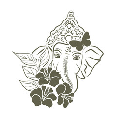 Lord Ganesha, vector