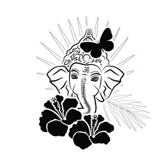 Lord Ganesha, vector