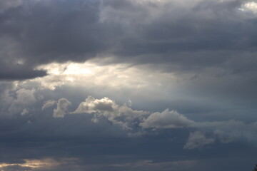 Obraz premium Light Breaks through Clouds