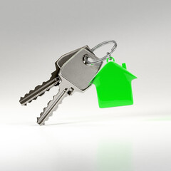 Keys with a house pendant