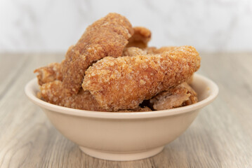 Hearty bowl loaded with Mantequitas, crispy and crunch and ready to eat as an appetizer