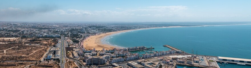 Panorama Agadir super jakość - obrazy, fototapety, plakaty