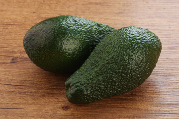 Fresh ripe green organic exotic avocado