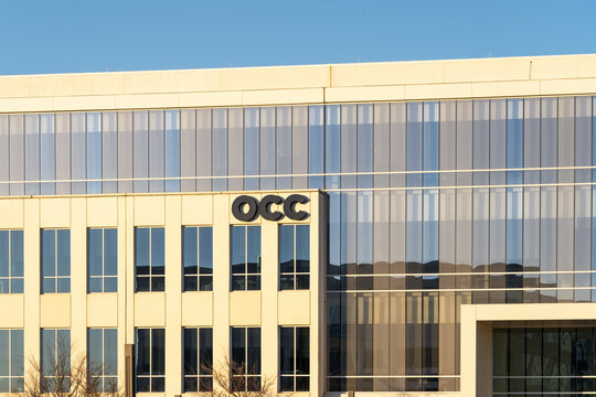 Dallas, TX,  USA - March 19, 2022: OCC (Options Clearing Corporation) office building in Dallas, TX,  USA. OCC is an American clearing house providing clearing and settlement services. 
