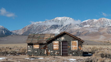 house in the mountains