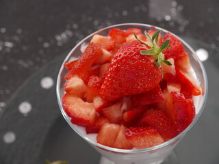 Erdbeerdessert