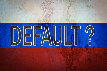 Default in Russia. The concept of crisis, default, economic collapse or other problems in the country.