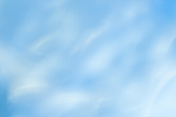 Blue abstract gradient background with lines and blur