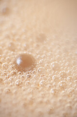 Background with coffee foam