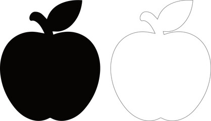 Apple svg vector cutfile for cricut and silhouette