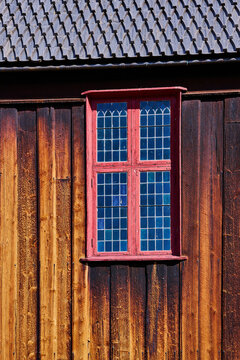 windows of Ringebu Stave Church, Oppland, Norway